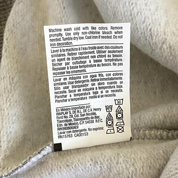 Nwt | Champion | Men's Powerblend Crewneck Sweatshirt | Light Gray | Size: XL - Picture 7 of 8